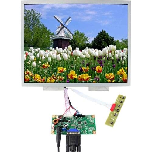 VGA LCD Driver Board With 15" LQ150X1LW94 1024x768 IPS LCD Panel