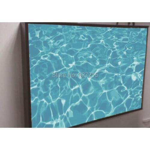 W-7263 Water flow painting ceiling film similar to wallpaper function as wallpaper