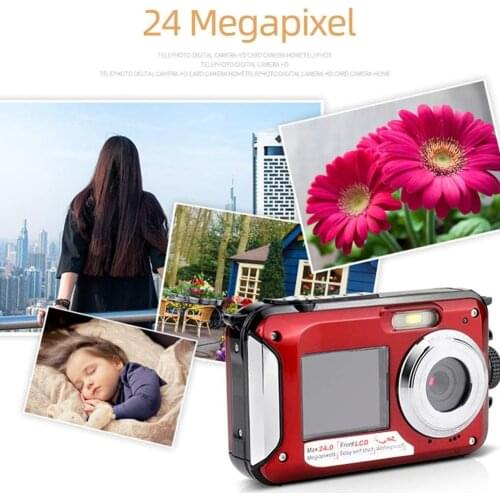 Professionel 1080 HD B268 Digital Photo Camera Waterproof Video Recorder Dual Screen DV Camcorder Gift Support 32GB TF Card HOT
