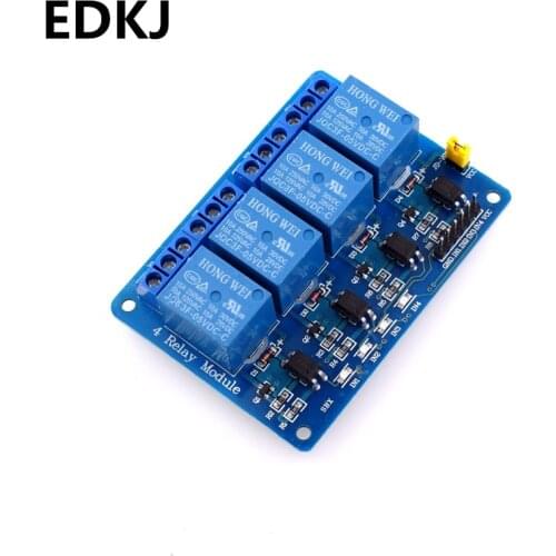 HW-316A 4-way 5V relay module with optocoupled isolation Single-chip 250A 10A control board PLC control Home Intelligent Control