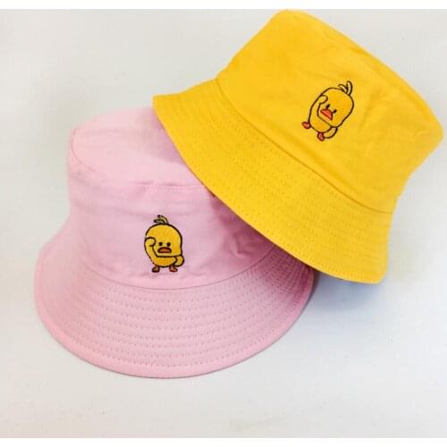 Luxury designer double-sided fisherman hat Men Women Korean version of Harajuku hat Chinese embroidery outdoor sunscreen visor