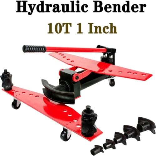 10T 1 Inch Manual Hydraulic Pipe Bending Machine Pipe Bender Hydraulic Pipe Bending Tool SWG-1 Hydraulic Wrenches 2.75-4.5mm