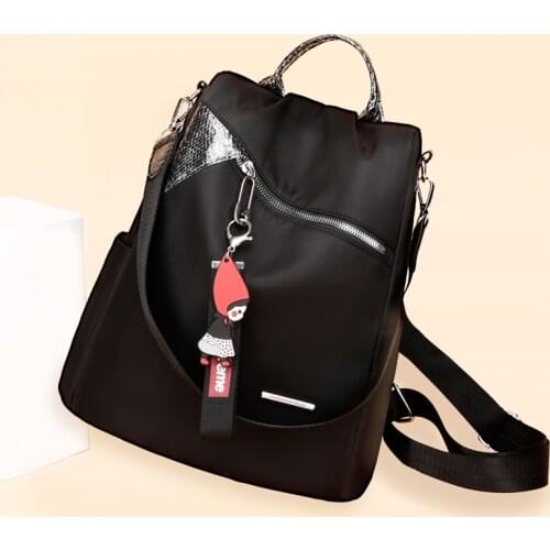 New 2021 School Bag For Teenager Girls School Backapck Female Fashion Backpack nylon Women Backpack Anti-theft Shoulder Bag