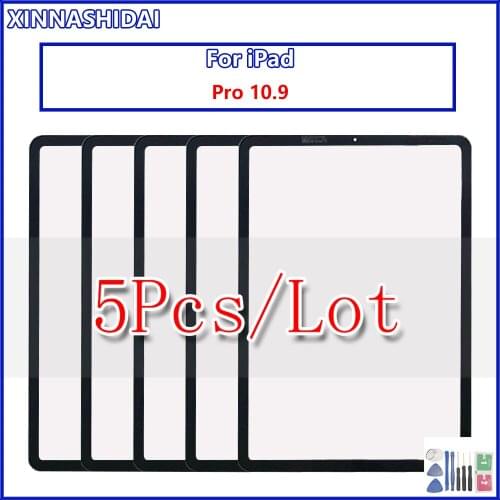 5Pcs Laminated OCA Touch Screen LCD Outer Panel For iPad 110.9 Pro 9.7 Front Glass