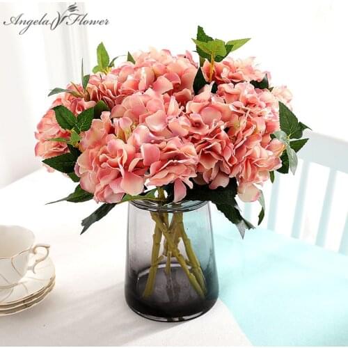 High-end Artificial Flowers California Hydrangea Fake Flower Party Wedding Flower Arrangement Accessories Home Decor Photo Props