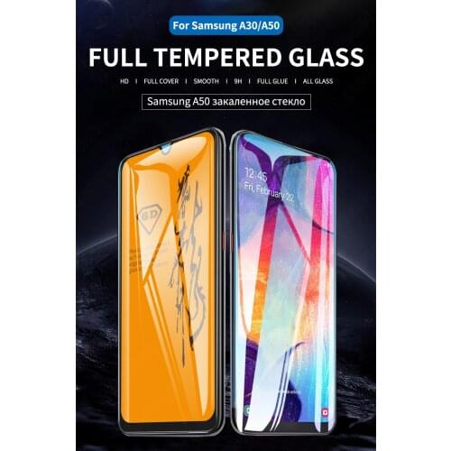 10PCS 6D Tempered Glass For Galaxy M30s A50 A70 A40 Screen Protector Glass For Samsung A20 A30 A50s A60 A80 M20 M30s M40