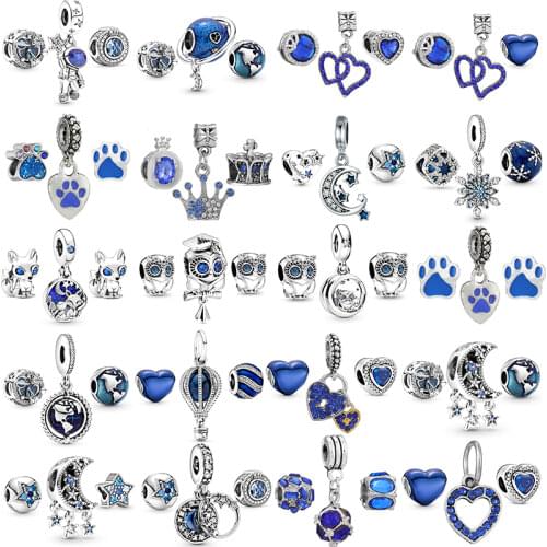2Pcs/Lot VIP Link-3 Cute Animal Series Beads Charms DIY Bracelets Necklaces For Women Men Kids Jewelry Making Special Offer
