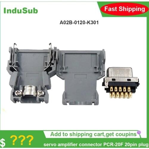 5pcs/lot Servo Encoder System Plug A02B-0120-K301 PCR-E20F Connector 20 Pin Plug PCR-20F