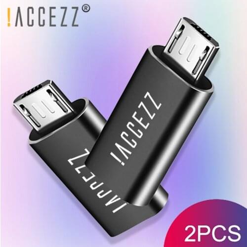 !ACCEZZ Micro USB Male Adapter To Type-C Female OTG Data Sync Converter Android Phone For Xiaomi Redmi 4X Samsung Galaxy S7 Plus