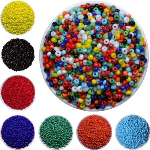 3mm 1000 Pcs Mixed Color Czech Glass Seed Spacer Beads For Jewelry Making DIY Pick 35 Colors
