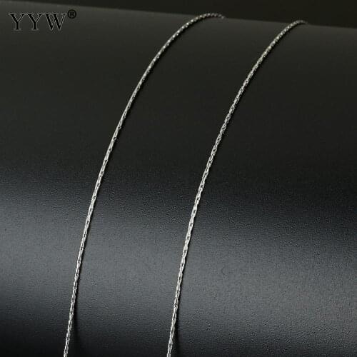 10m/Spool Stainless Steel DIY Making Chain Women Bracelet Necklace Jewelry Making Chains Original Color With Plastic Spool