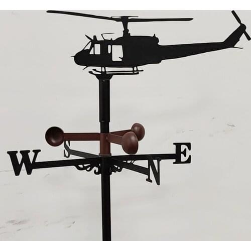 Decorative Metal Wind Vane,Iron Weathervane, Wind Direction Indicator Garden