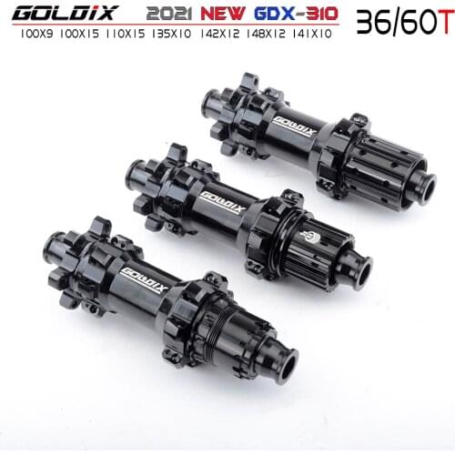 GOLDIX DT350 Abgedichtete lager MTB Mountainbike Nabe Schnellspanner set Bike hub 32 H Scheibenbremse 15/12mm Steckachse QR Fahr