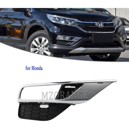 Chrome Fog Light Cover Grill for Honda CR-V CRV 2015 2016 RM1 RM2 RM3 RM4 Front Bumper Fog Lamp Hood Trim cap Fog Lights Frame