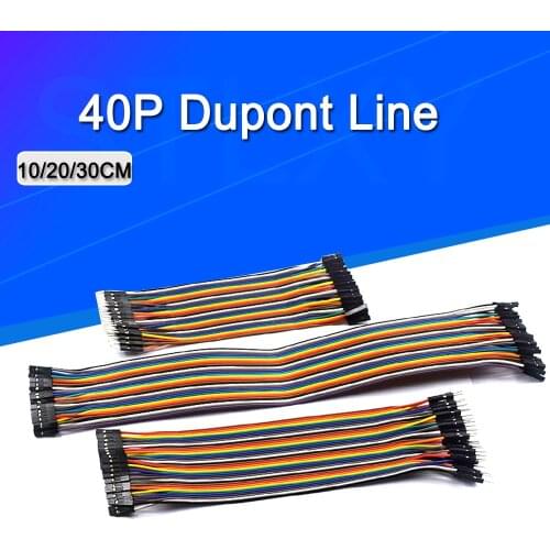 Dupont Line 10cm/20CM/30CM Male to Male+Female to Male + Female to Female Jumper Wire Dupont Cable for arduino DIY KIT