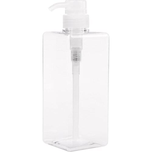 Lotion Container Large Pump Plastic Shampoo Bottle Refillable Travel Bottle
