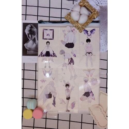 Fairy Gothic Theme Washi Tape for Card Making Bullet Journal DIY Scrapbooking Decorative Sticker