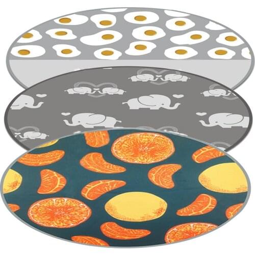 High Chair Splat Floor Mat Waterproof Baby Play Protector Mat Non Slip Baby Eatting Play Mat Infant Anti-dirty Chair Cushion