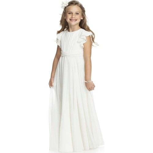 Vestido Primera Comunion 2015 Vintage White First Simple Communion Dresses For Girls 2015 Cheap Flower Girl Dresses For Weddings