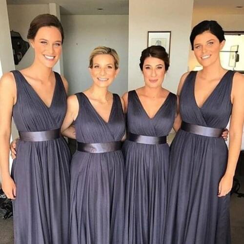 Bridesmaid Wedding Party Guest Dresses 2020 Womans Evening Formal Night Long Dress Gown