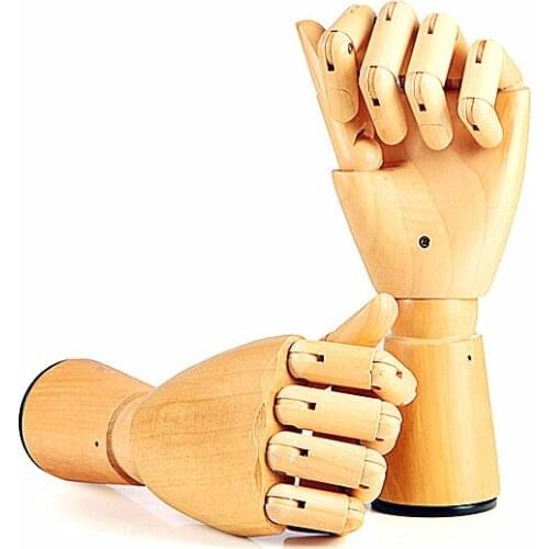 MOVABLE JOINT BRONZE HDF-R STATUE SIMULATION ARTIFICIAL HAND WOOD CRAFTWORK OFFICE SHOW WINDOW LIVING ROOM DECORATION L2788