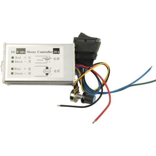 DC speed controller, 12V24V36V48V60V, high power, pulse width motor driver, PWM control board