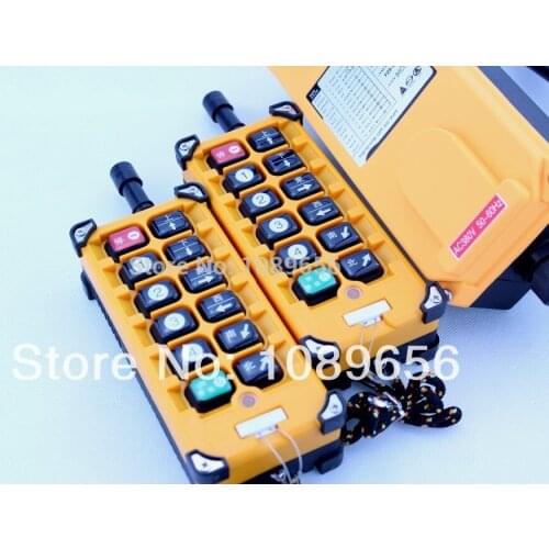 Industrial Remote Control switch F23-A++ crane remote conroller 2 transmitter+1 receiver AC 380V
