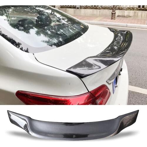 Car Trunk Spoiler Carbon Fiber FRP Auto Rear Trunk Wing R Style Accessories Spoiler For Nissan Sentra Sylphy 2012 - 2018