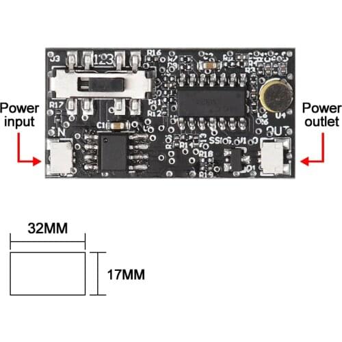 Vonado Led Accessories High Sensitive Sound Detection Module Voice Control Switch Suitable For Building Block Model Lighting Kit