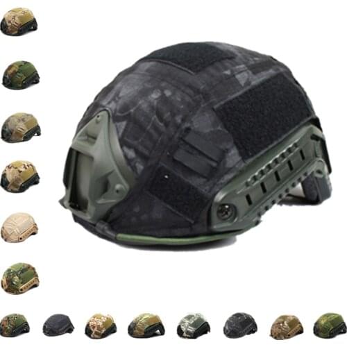Tactical Combat Helmet Cover Head Circumference 52-60cm CS Wargame Sport Helmet Cover for Ops-Core PJ/BJ/MH Type Fast Helmets