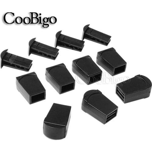 Cord Lock Ends Rope Zipper Pulls Toggle Clasp Stopper Clip Buckle Molle Tactical Backpack Paracord Garment DIY Accessories 10pcs