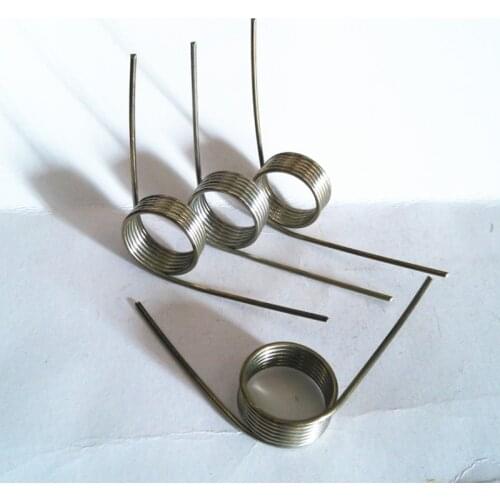 5PCS Wholesale High Precision Door Stainless Steel Torsion Springs,1.6mm Wire Diameter x 21.5mm Out Diameter x (45-90)mm Leg