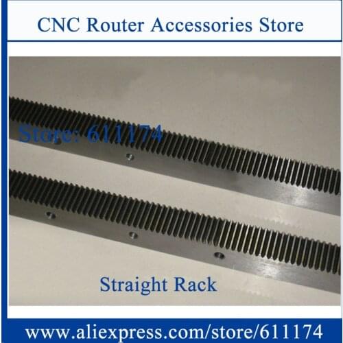 High precision Straight rack pinion and gear, module 3 size 30*30*1000mm Preicision C7 rack and gear for cnc machine