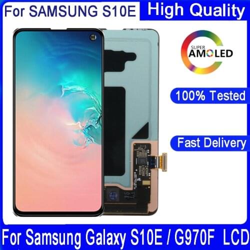 Original 5.8" S10e LCD Display For SAMSUNG Galaxy S10E G970F G970W G970U SM-G9700 LCD Display Touch Screen Digitizer Replacement