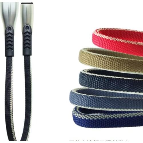 100pcs 1m 2m 3m 2A Zn Alloy Fast Charging USB Cable Cord for iPhone 11Pro Max X XS XR 8 7