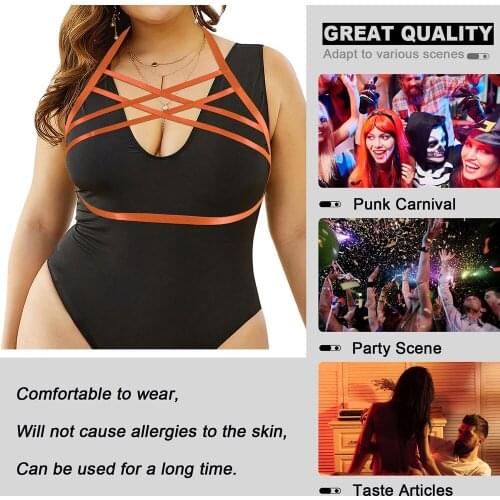 Body Bandage Womens Underwear Thigh Suspenders Exotic Costumes Goth Stockings Garter Harness Fashion Sexy Lingerie Plus Size