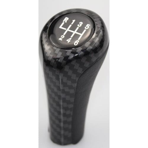 Black Carbon Fiber 5/6 Speed Gear Shift Knob For Bmw 1 3 5 6 Series E30 E32 E34 E36 E38 E39