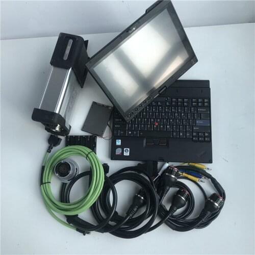 MB Star c5 V2020.12 Software in 360g SSD Used computer X200T Laptop SD 5 MB car and truck OBD2 diagnostic Tool