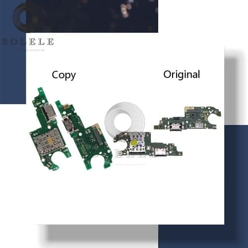For Huawei Honor X10 USB Charger Port Dock Plug Charge Board Connector Charging Module Board Ribbon Flex Cable Microphone