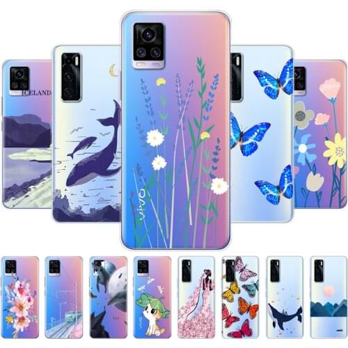 For Vivo V20 SE Case For Vivo V20 2020 Case Soft TPU Silicon Phone Back Cover VivoV20 VivoV20SE V20SE V 20 6.44'' Bumper