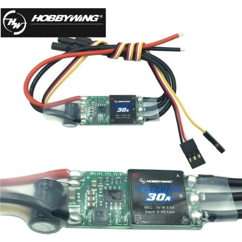 Hobbywing FlyFun 30A MINI V5 2-4S Electric Speed Control ESC for RC Aircraft Multicopter Rc Airplane Helicopter