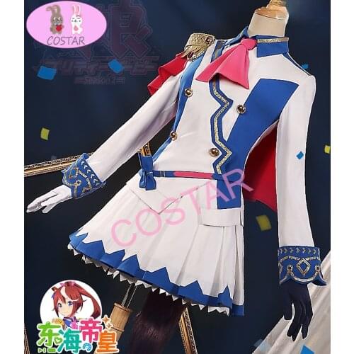 Game Horse Collection Pretty Derby Tokai Teio SJ Dress Uniform Cosplay Costume Halloween Carnival Party Suit For Women New
