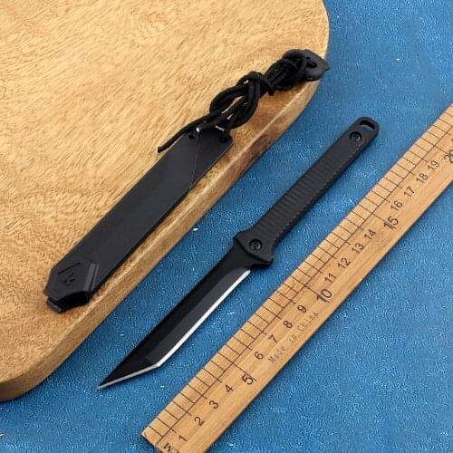 Kershaw 4008 small straight knife portable outdoor camping hunting survival self-defense fruit knife EDC fixed knife