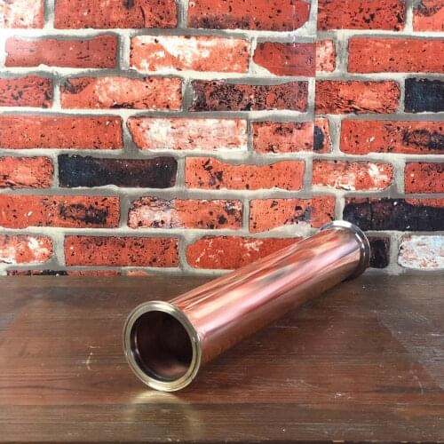 Clamp 4" 102mm Flange OD 119 Copper Spool Pipe L=500mm (20")