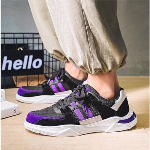 Fashion Men Sneakers Breathable Running Boys Students Shoes Outdoor Casual Sports Tennis Walking Training Footwear