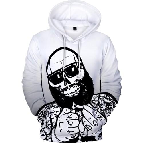 New Hot Rick Ross Hoodies 3D Hoodies Men/women Cool Hot Sale Clothes Rick Ross Sweatshirts mens Sportswear Autumn Winter Hoody
