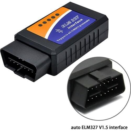 OBD2 ELM327 V1.5 Bluetooth-compatible Adapter ELM 327 OBDII Car Fault Code Reader OBD 2 Automotive Scanner Auto Diagnostic Tool