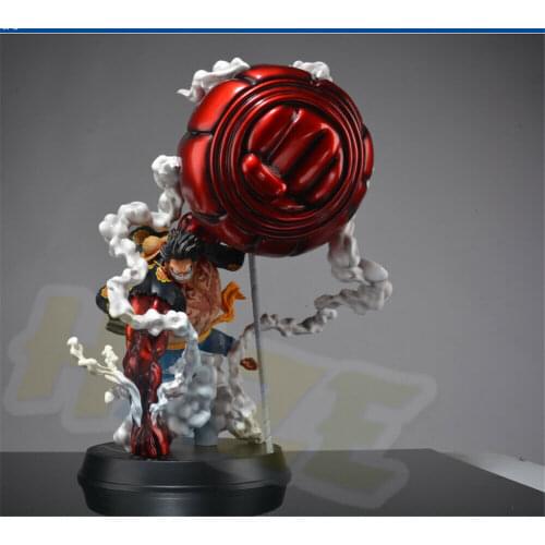 One Piece Monkey D. Luffy Statue Painted Model Gear Fourth GK Anime One Piece Action Figure Toys Collection 50cm In Box