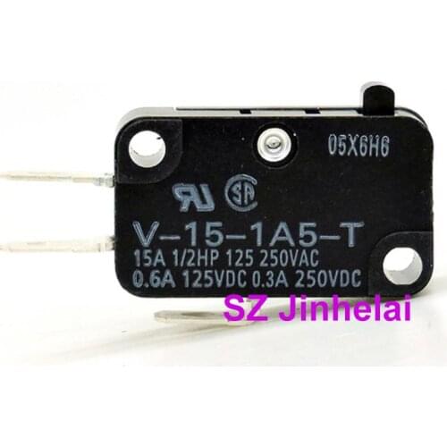 5pcs OMRON V-15-1A5-T Authentic original Waterproof high temperature resistant micro switch,BASIC SWITCH