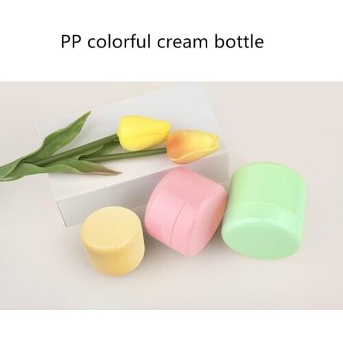 10g/20g/30g Empty Makeup Jar Pot Refillable Sample bottles PP Cream jar with inner cover Cream Lotion Cosmetic Packing Container